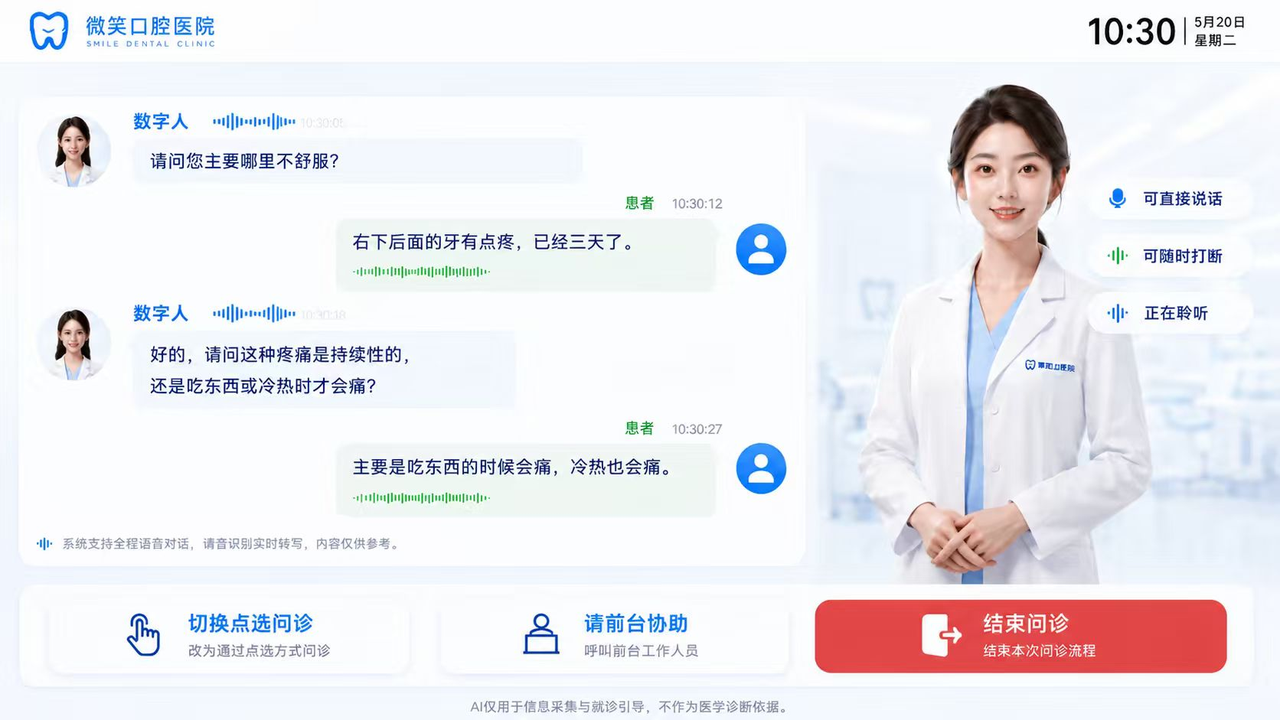 数字人员工展示二